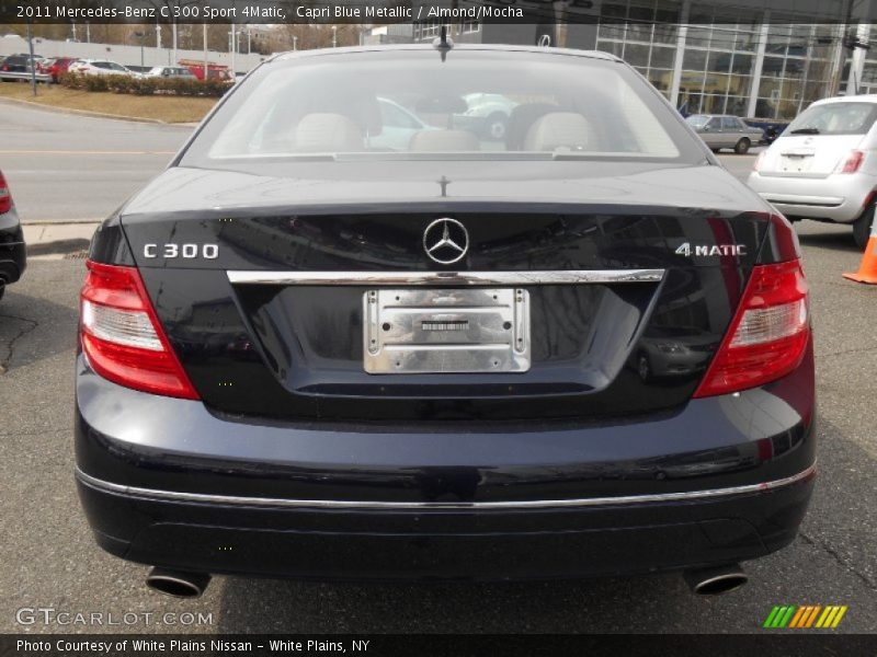 Capri Blue Metallic / Almond/Mocha 2011 Mercedes-Benz C 300 Sport 4Matic