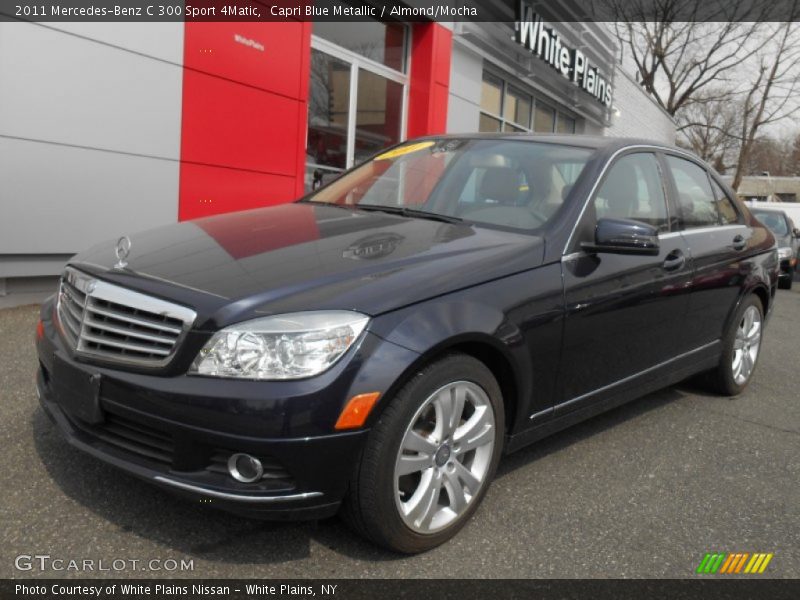 Capri Blue Metallic / Almond/Mocha 2011 Mercedes-Benz C 300 Sport 4Matic