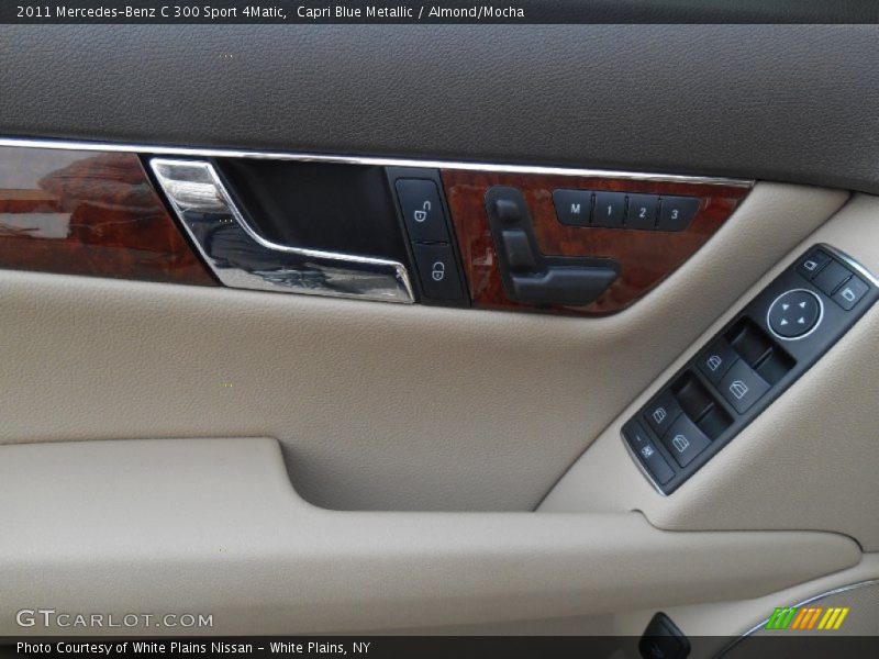 Capri Blue Metallic / Almond/Mocha 2011 Mercedes-Benz C 300 Sport 4Matic