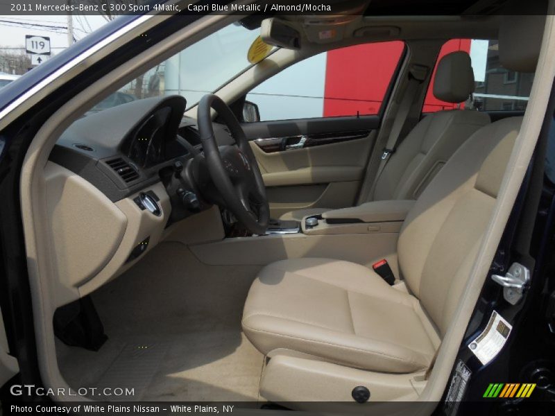 Capri Blue Metallic / Almond/Mocha 2011 Mercedes-Benz C 300 Sport 4Matic