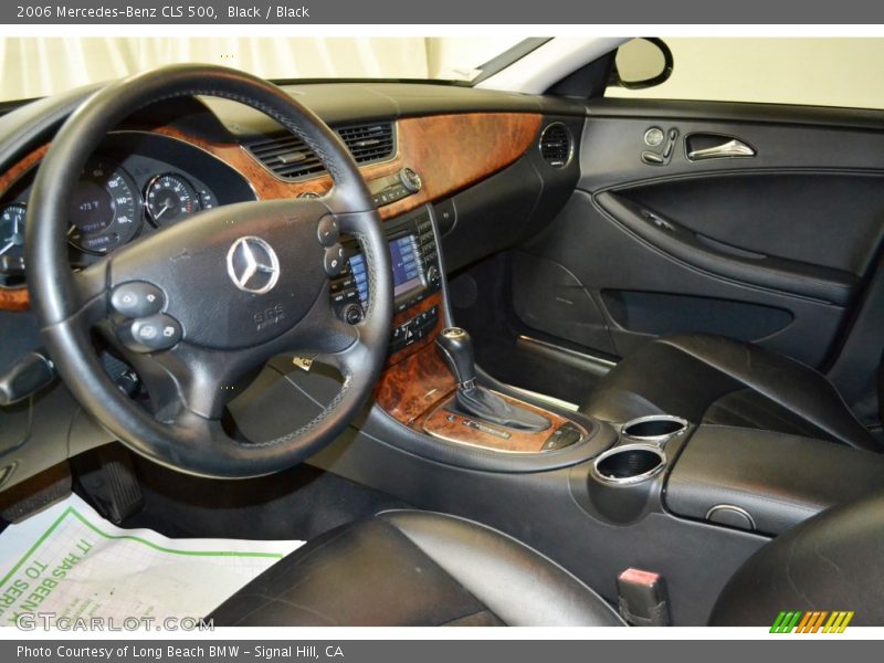 Black / Black 2006 Mercedes-Benz CLS 500