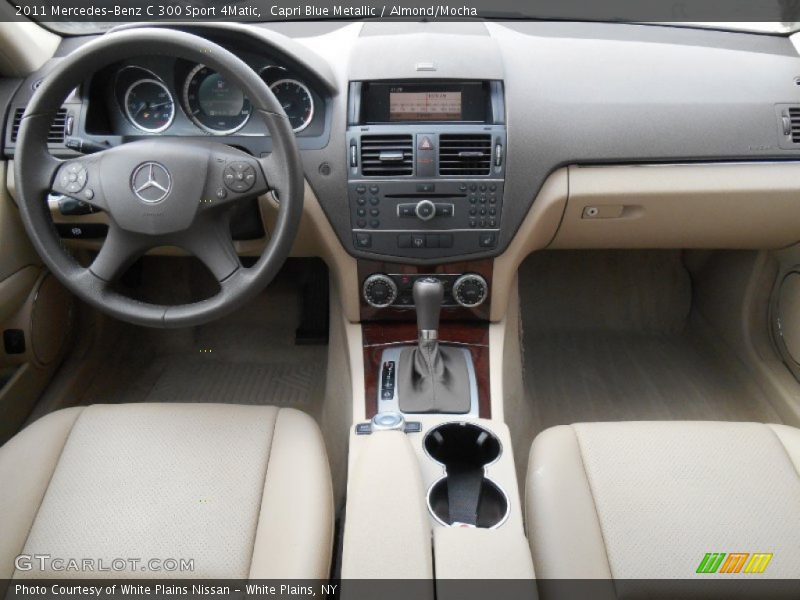 Capri Blue Metallic / Almond/Mocha 2011 Mercedes-Benz C 300 Sport 4Matic