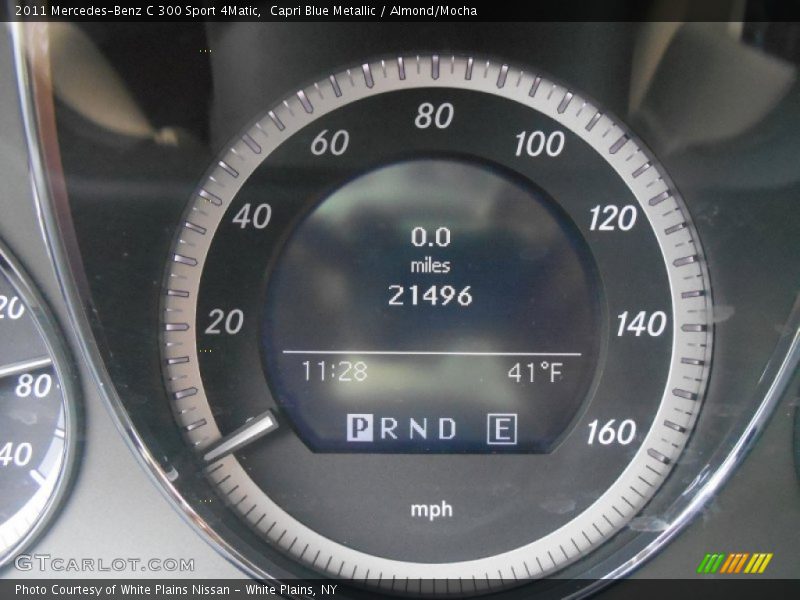 Capri Blue Metallic / Almond/Mocha 2011 Mercedes-Benz C 300 Sport 4Matic