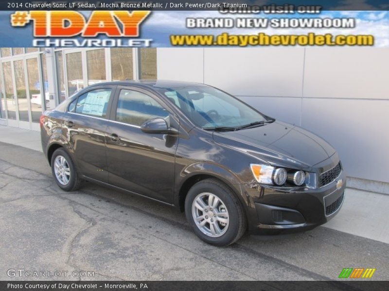 Mocha Bronze Metallic / Dark Pewter/Dark Titanium 2014 Chevrolet Sonic LT Sedan