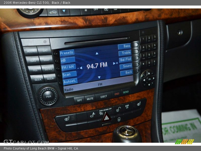 Black / Black 2006 Mercedes-Benz CLS 500