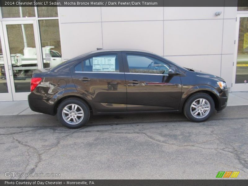 Mocha Bronze Metallic / Dark Pewter/Dark Titanium 2014 Chevrolet Sonic LT Sedan