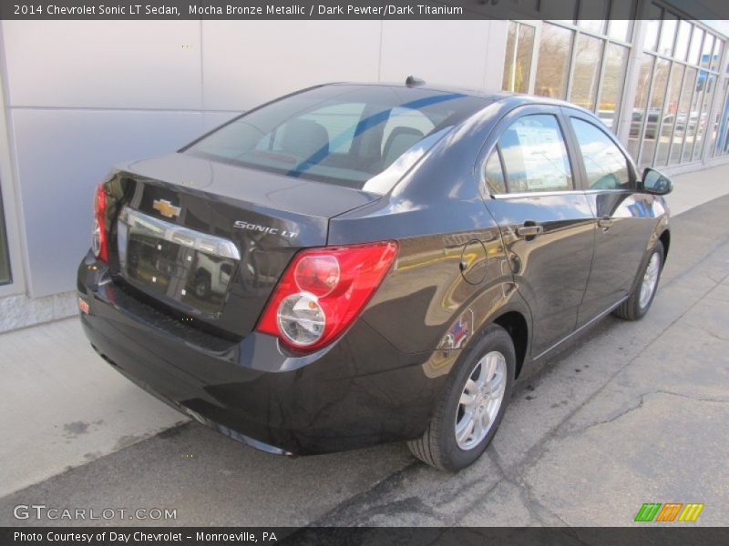 Mocha Bronze Metallic / Dark Pewter/Dark Titanium 2014 Chevrolet Sonic LT Sedan