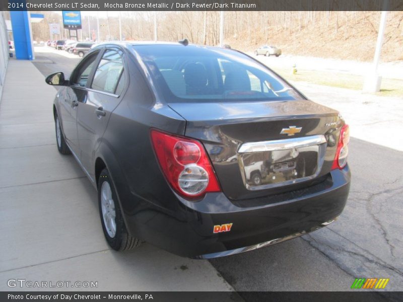 Mocha Bronze Metallic / Dark Pewter/Dark Titanium 2014 Chevrolet Sonic LT Sedan