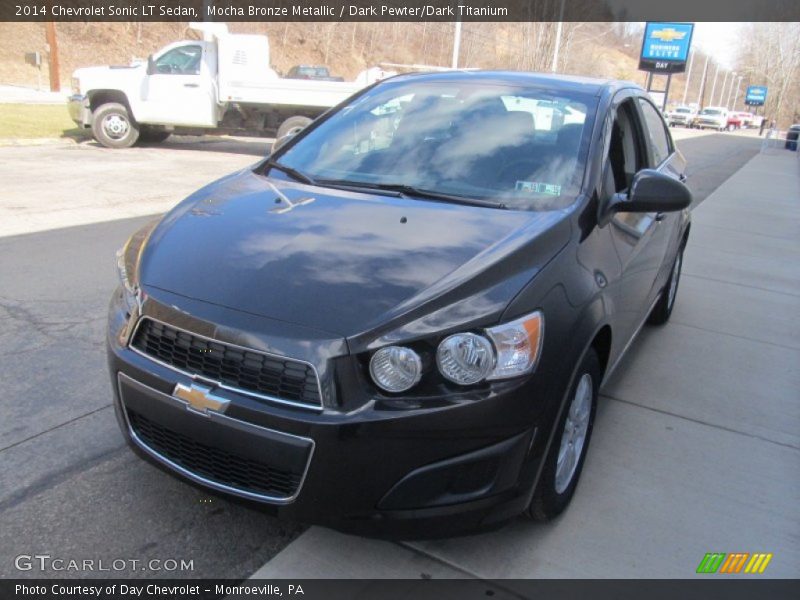Mocha Bronze Metallic / Dark Pewter/Dark Titanium 2014 Chevrolet Sonic LT Sedan