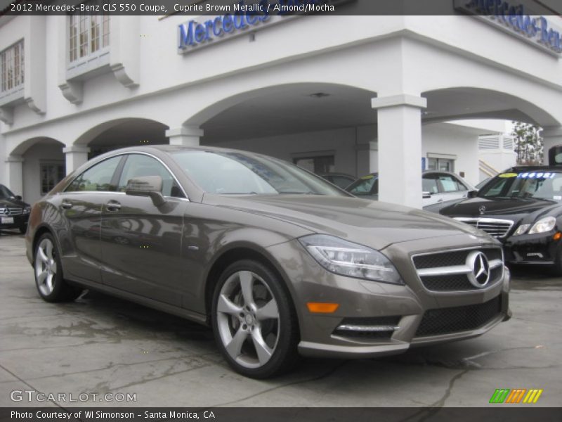 Cuprite Brown Metallic / Almond/Mocha 2012 Mercedes-Benz CLS 550 Coupe