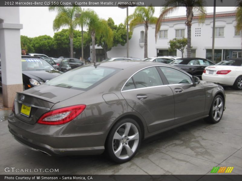 Cuprite Brown Metallic / Almond/Mocha 2012 Mercedes-Benz CLS 550 Coupe