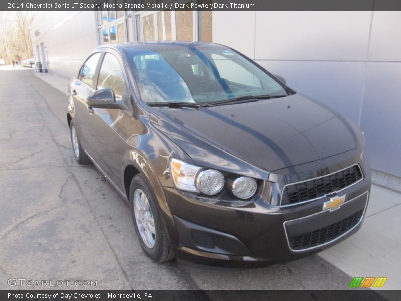 Mocha Bronze Metallic / Dark Pewter/Dark Titanium 2014 Chevrolet Sonic LT Sedan
