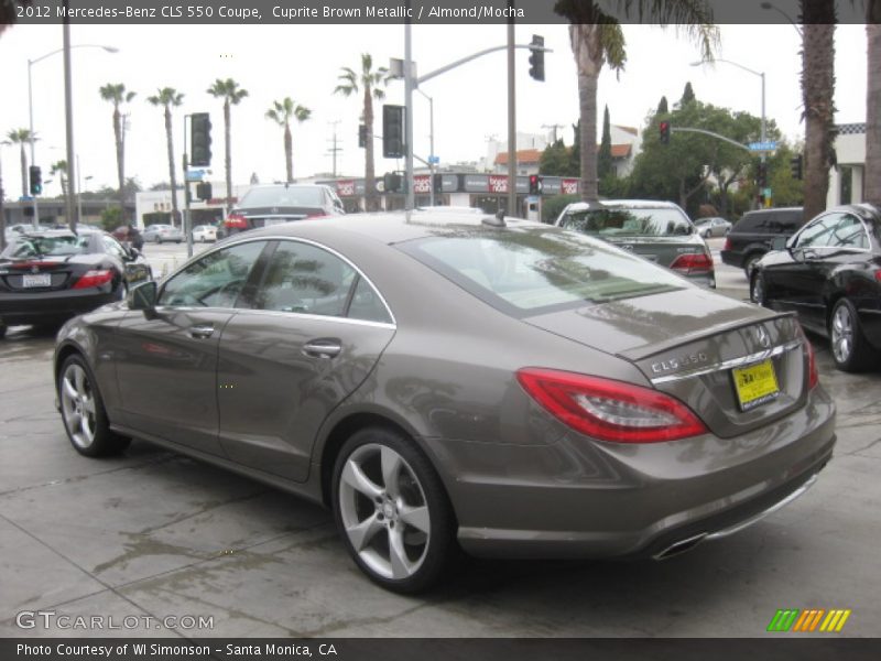 Cuprite Brown Metallic / Almond/Mocha 2012 Mercedes-Benz CLS 550 Coupe