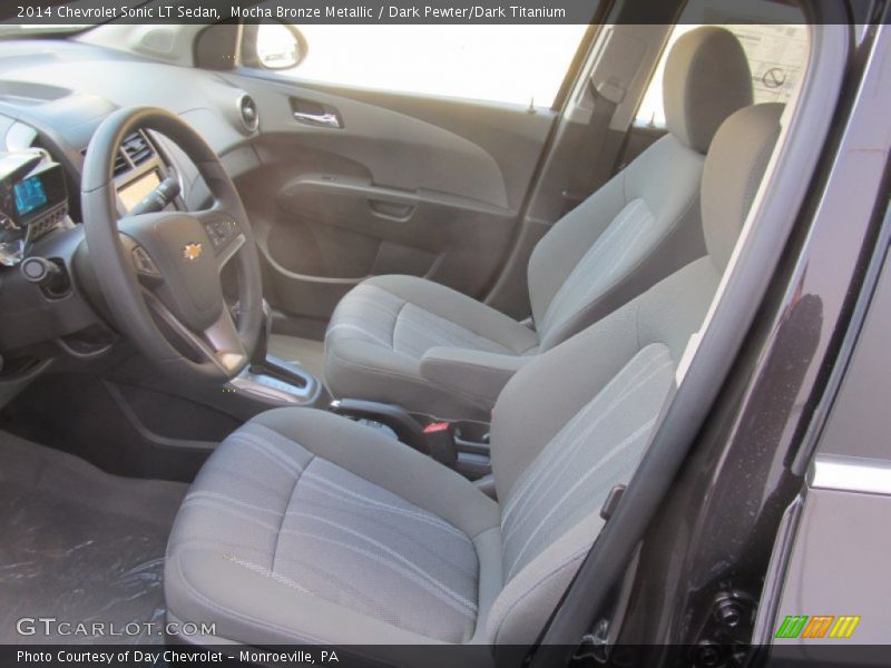 Mocha Bronze Metallic / Dark Pewter/Dark Titanium 2014 Chevrolet Sonic LT Sedan