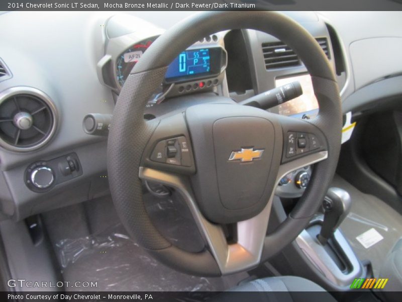 Mocha Bronze Metallic / Dark Pewter/Dark Titanium 2014 Chevrolet Sonic LT Sedan