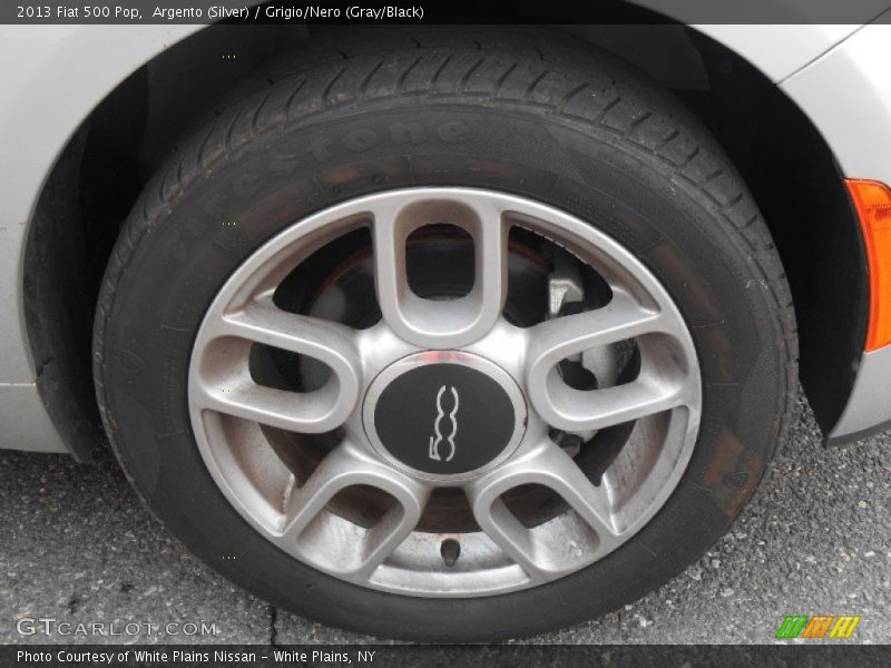 Argento (Silver) / Grigio/Nero (Gray/Black) 2013 Fiat 500 Pop