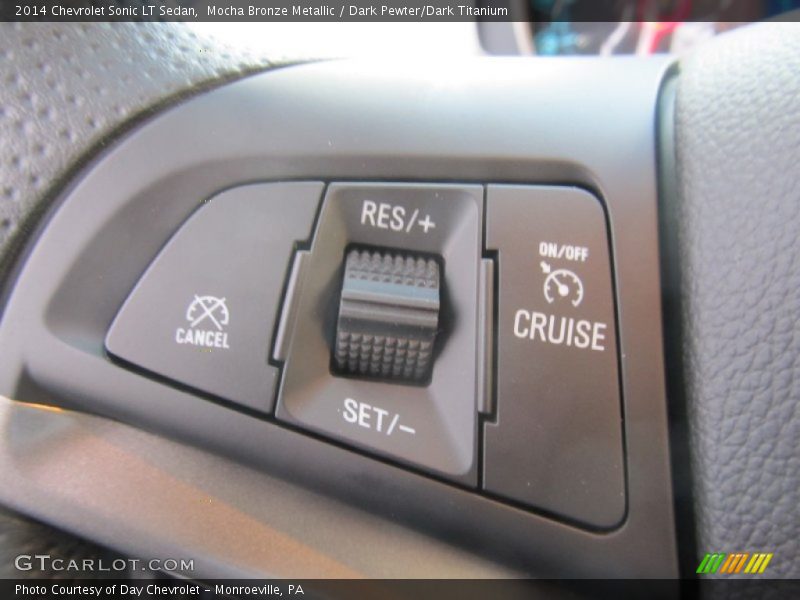Mocha Bronze Metallic / Dark Pewter/Dark Titanium 2014 Chevrolet Sonic LT Sedan