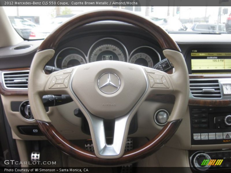 Cuprite Brown Metallic / Almond/Mocha 2012 Mercedes-Benz CLS 550 Coupe