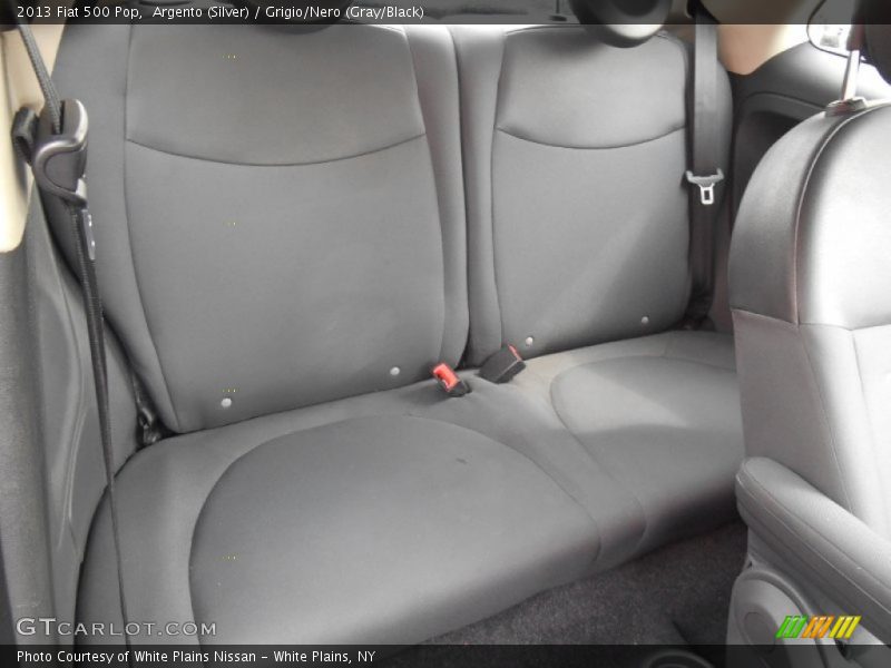 Argento (Silver) / Grigio/Nero (Gray/Black) 2013 Fiat 500 Pop