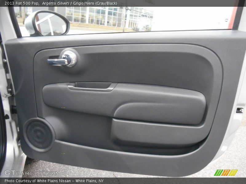 Argento (Silver) / Grigio/Nero (Gray/Black) 2013 Fiat 500 Pop