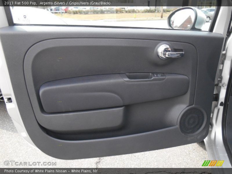Argento (Silver) / Grigio/Nero (Gray/Black) 2013 Fiat 500 Pop