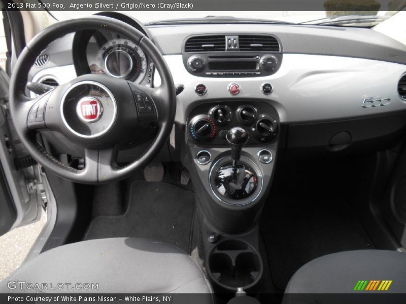 Argento (Silver) / Grigio/Nero (Gray/Black) 2013 Fiat 500 Pop