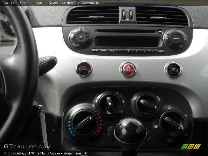 Argento (Silver) / Grigio/Nero (Gray/Black) 2013 Fiat 500 Pop