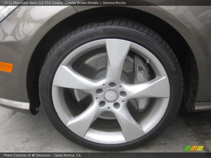 Cuprite Brown Metallic / Almond/Mocha 2012 Mercedes-Benz CLS 550 Coupe