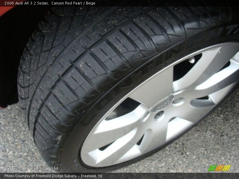 Canyon Red Pearl / Beige 2006 Audi A6 3.2 Sedan