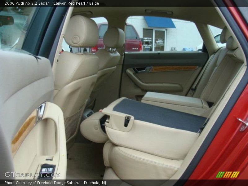 Canyon Red Pearl / Beige 2006 Audi A6 3.2 Sedan
