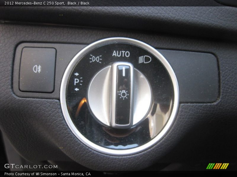 Black / Black 2012 Mercedes-Benz C 250 Sport