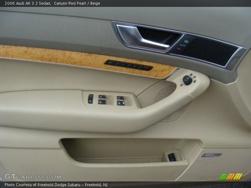Canyon Red Pearl / Beige 2006 Audi A6 3.2 Sedan