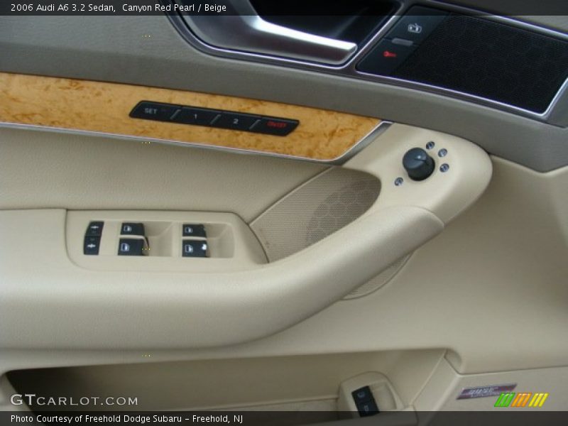Canyon Red Pearl / Beige 2006 Audi A6 3.2 Sedan