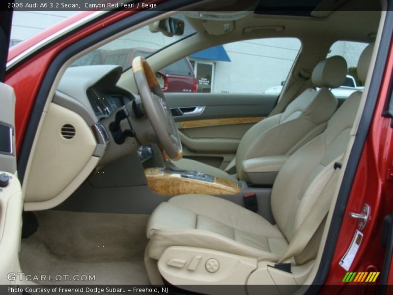 Canyon Red Pearl / Beige 2006 Audi A6 3.2 Sedan