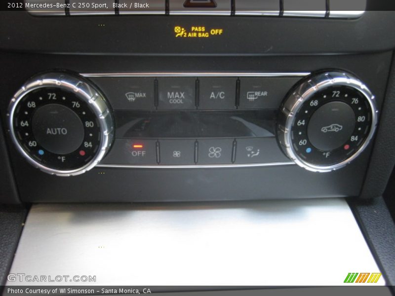 Black / Black 2012 Mercedes-Benz C 250 Sport