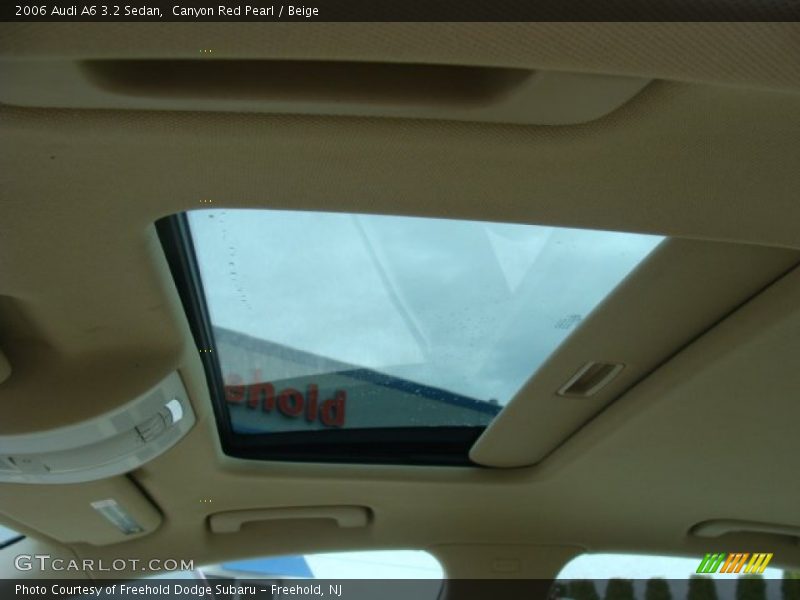 Canyon Red Pearl / Beige 2006 Audi A6 3.2 Sedan