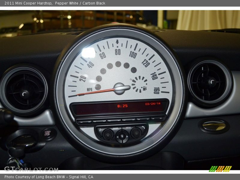 Pepper White / Carbon Black 2011 Mini Cooper Hardtop