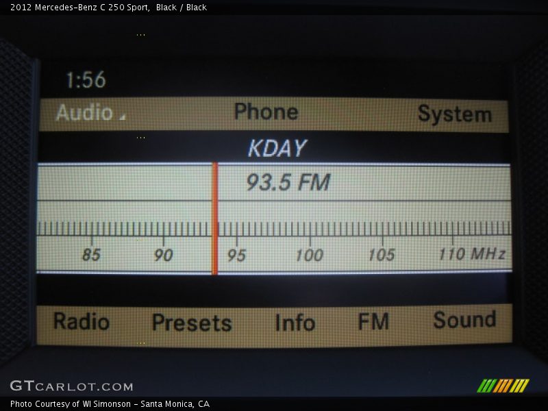 Black / Black 2012 Mercedes-Benz C 250 Sport