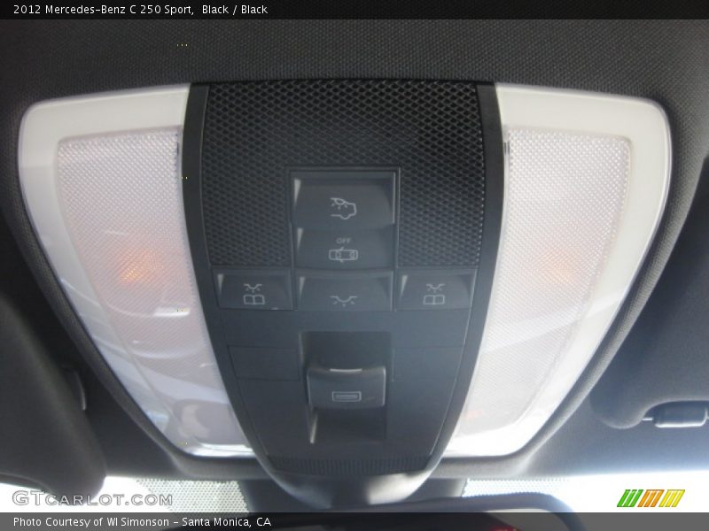 Black / Black 2012 Mercedes-Benz C 250 Sport