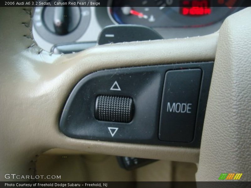 Canyon Red Pearl / Beige 2006 Audi A6 3.2 Sedan