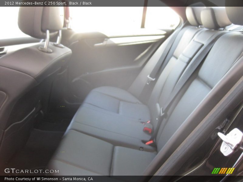 Black / Black 2012 Mercedes-Benz C 250 Sport