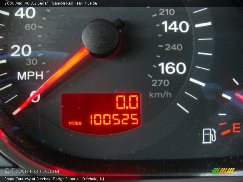Canyon Red Pearl / Beige 2006 Audi A6 3.2 Sedan
