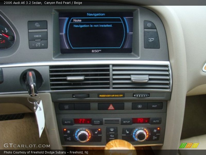 Canyon Red Pearl / Beige 2006 Audi A6 3.2 Sedan