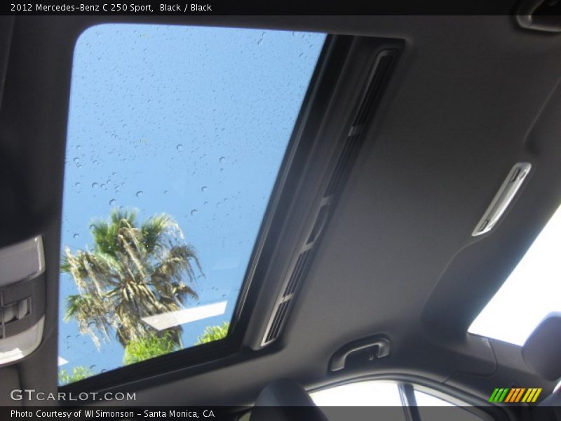 Black / Black 2012 Mercedes-Benz C 250 Sport