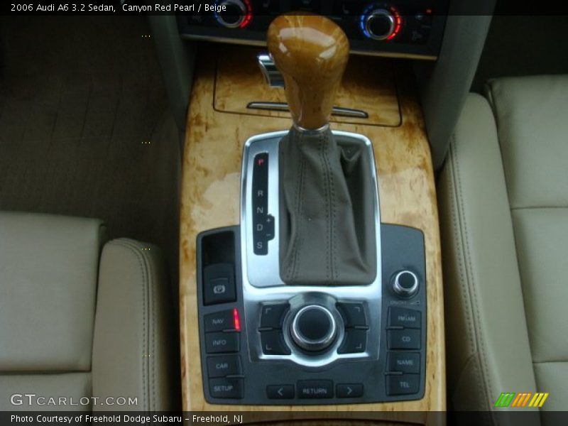 Canyon Red Pearl / Beige 2006 Audi A6 3.2 Sedan