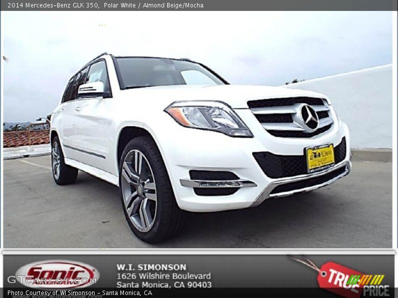 Polar White / Almond Beige/Mocha 2014 Mercedes-Benz GLK 350
