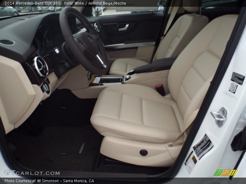 Polar White / Almond Beige/Mocha 2014 Mercedes-Benz GLK 350