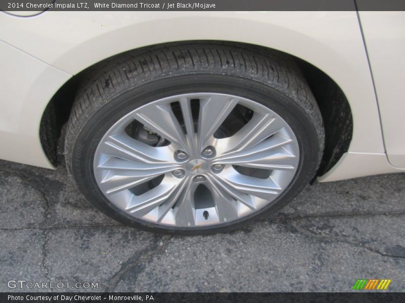 White Diamond Tricoat / Jet Black/Mojave 2014 Chevrolet Impala LTZ