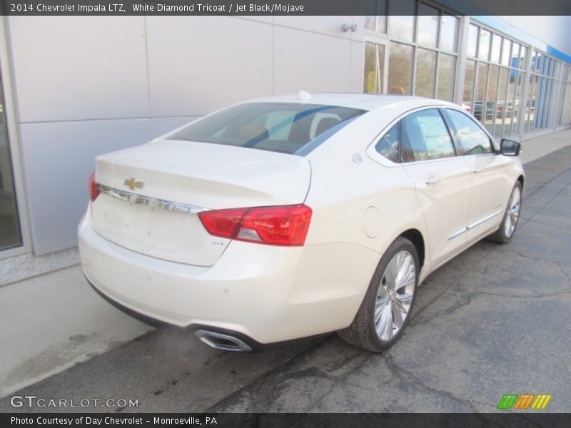 White Diamond Tricoat / Jet Black/Mojave 2014 Chevrolet Impala LTZ
