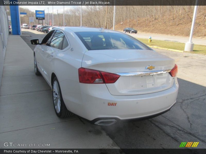 White Diamond Tricoat / Jet Black/Mojave 2014 Chevrolet Impala LTZ